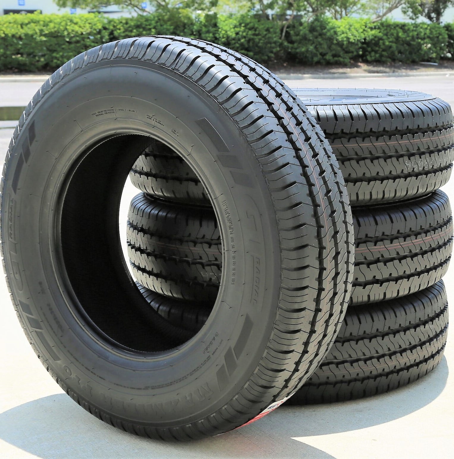 Set of 4 GT Radial Maxmiler Pro 235/65R16 121/119R E 10 Ply Van Commercial Tires
